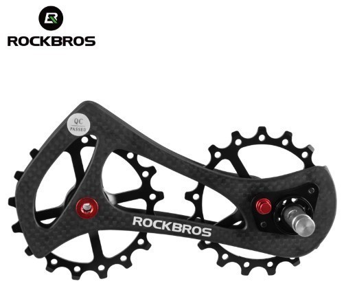 Rockbros 自転車 リアディレイラープーリー ホイール バイクジョッキーホイール用 ブラックの通販はau Pay マーケット オータムネットショップ