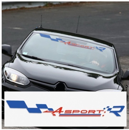 ルノー クリオ ステッカー Clio R S Twingo Megane スポーツ フロントガラス 窓 デカール H001の通販はau Pay マーケット オータムネットショップ
