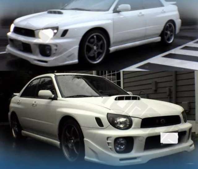 インプレッサ Wrx 丸目 エアロ Gda Gdb フロントハーフ Sti仕様 スポイラー フロントリップの通販はau Pay マーケット オータムネットショップ