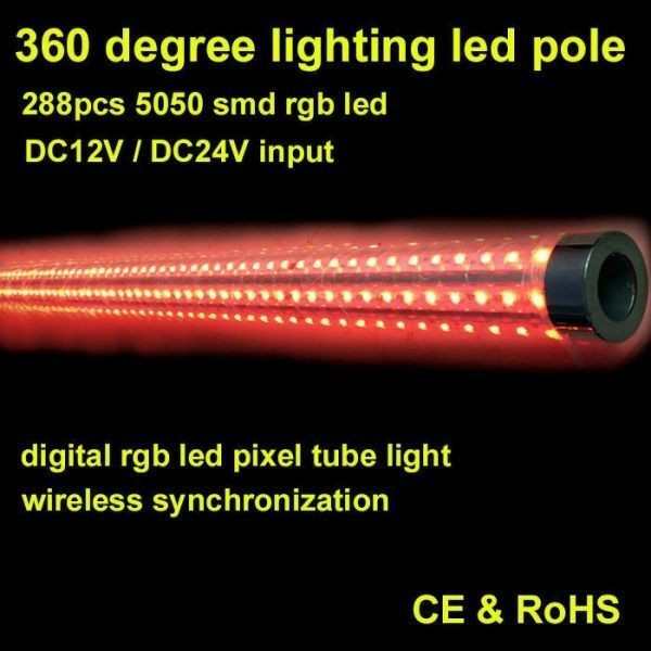 360度 LED 照明 1m 長い ピクセルバーライト 5050 SMD 288個 デジタルRGB LEDピクセルチューブ 12V 24V 防水  バンパー 自動車 ライトの通販はau PAY マーケット - オータムネットショップ