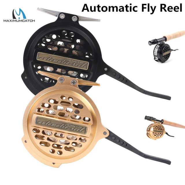 Maximumcatch スーパーライト オート フライフィッシング リール Y4 70 2 1 アルミ フライリール ブラック ゴールドの通販はau Pay マーケット オータムネットショップ