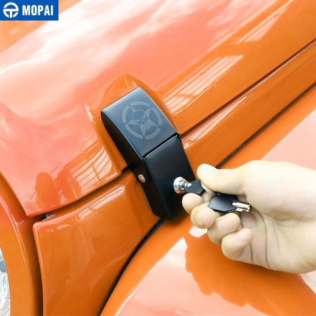 ジープ Jeep ラングラー Jk Jl 07 18 ボンネット フードロックラッチキャッチ キーロックカバーの通販はau Pay マーケット オータムネットショップ