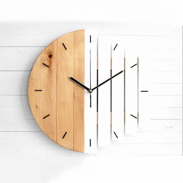 木製掛け時計壁掛け アナログ時計 レトロモダン デザインヴィンテージタイプおしゃれインテリアリビングカフェの通販はau Pay マーケット オータムネットショップ