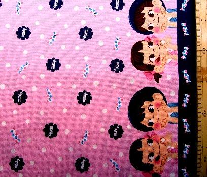 キャラクター 生地 布 ペコちゃん ピンク ボーダー柄 柄番号１７ 21 ぺこ ポコちゃん 不二家 お菓子 ミルキー の通販はau Pay マーケット 手芸のピロル Au Pay マーケット店