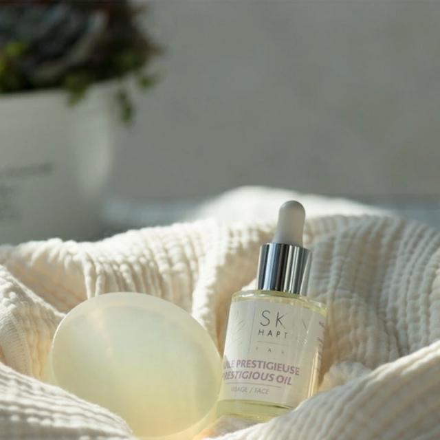 【 デリケートゾーン ケアセット 】 ◆ スキンハプティクス デリケートオイルセラム 30mL デリケートゾーン用オイル フランス製 天然由来100％ 保湿 黒ずみ たるみ 生理 おりもの ◆ エッセンス プレミアムソープ 100g （ デリケートゾーン用ソープ ） ※2024年8月定価改定_1