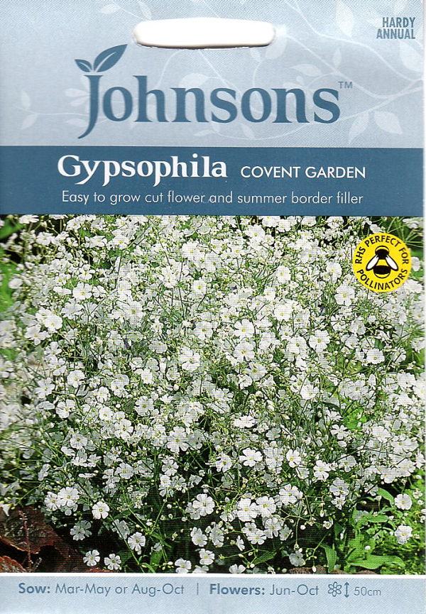 輸入種子 Johnsons Seeds Gypsophila Covent Garden ジプソフィラ かすみ草 コベント ガーデン ジョンソンズシードの通販はau Pay マーケット Gardener S Shop Ivy