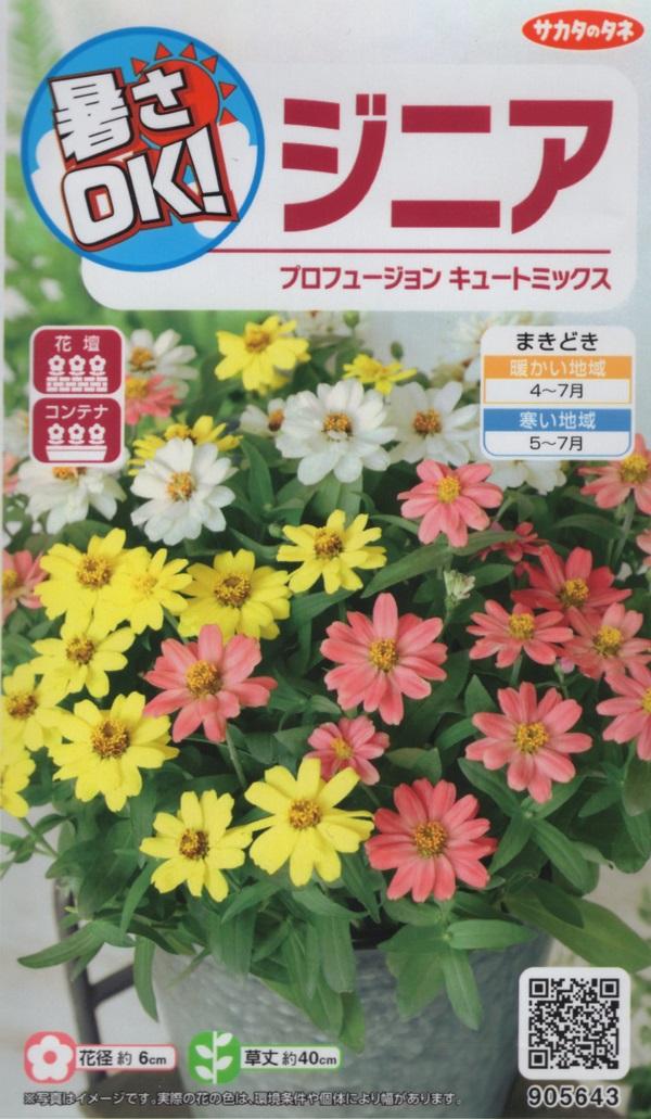 種子 ジニア プロフュージョン キュートミックス サカタのタネの通販はau Pay マーケット Gardener S Shop Ivy