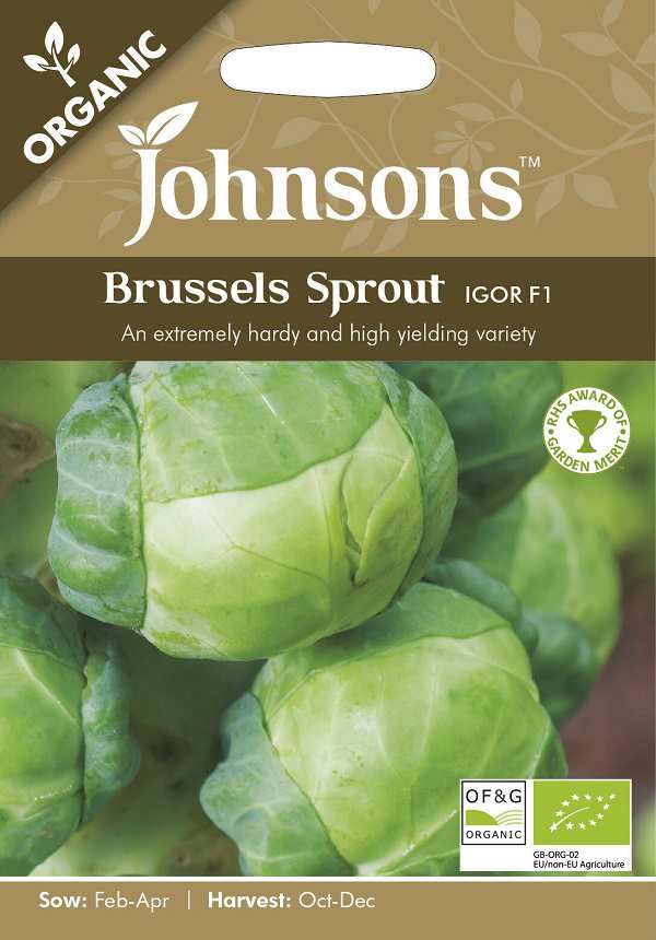 輸入種子 Johnsons Seeds Organic Brussels Sprout Igor F1 オーガニック ブリュッセルズ スプラウト 芽キャベツ イゴール F1 ジの通販はau Pay マーケット Gardener S Shop Ivy