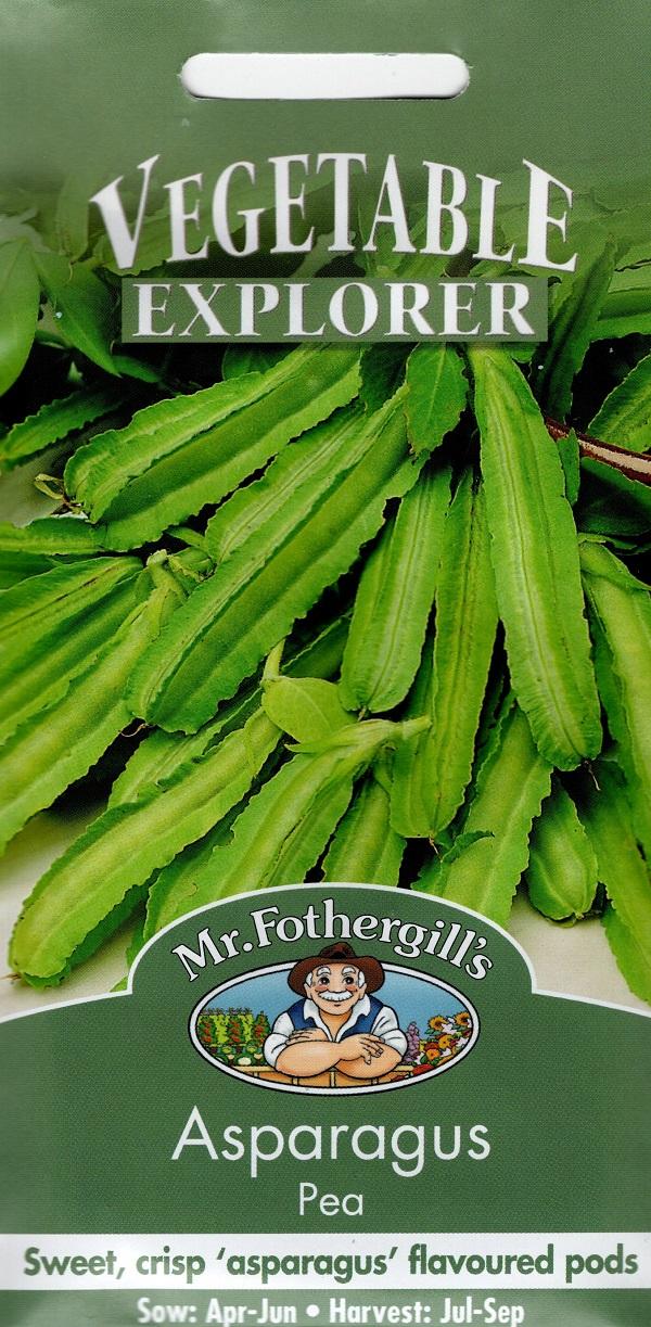 【輸入種子】Mr.Fothergills Seeds VEGETABLE EXPLORER Asparagus Pea アスパラガス・ピー