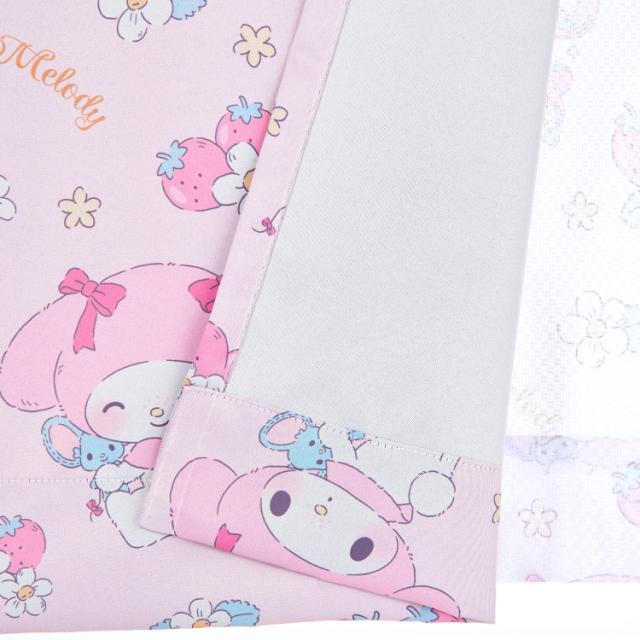 サンリオ マイメロディ【MY MELODY】 遮光、ミラーレースカーテン