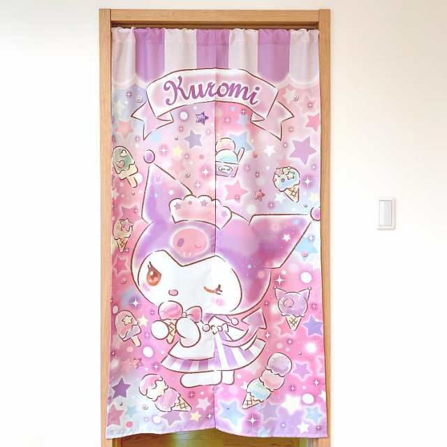 のれん 85 150cm ロング サンリオ クロミちゃん キラキラショップ 絵羽柄 Sanrio キャラクター かわいい おしゃれ の通販はau Pay マーケット インテリアショップシード