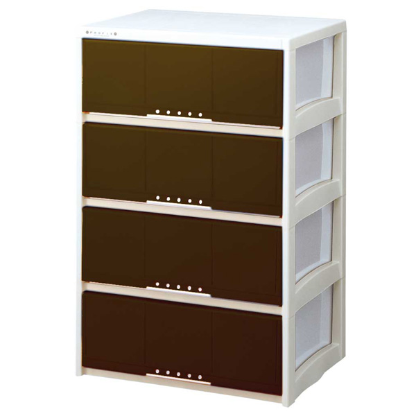 収納ケース PROfix ルームケースL6004 ブラウン ｜ チェスト 移動 キャスターの通販は 9,750円