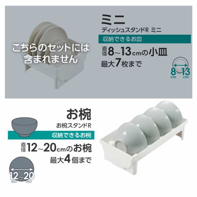 リッチェル キッチン収納 トトノ(totono) 食器を立てて リッチェル キッチン収納 トトノ(totono) 食器を立てて