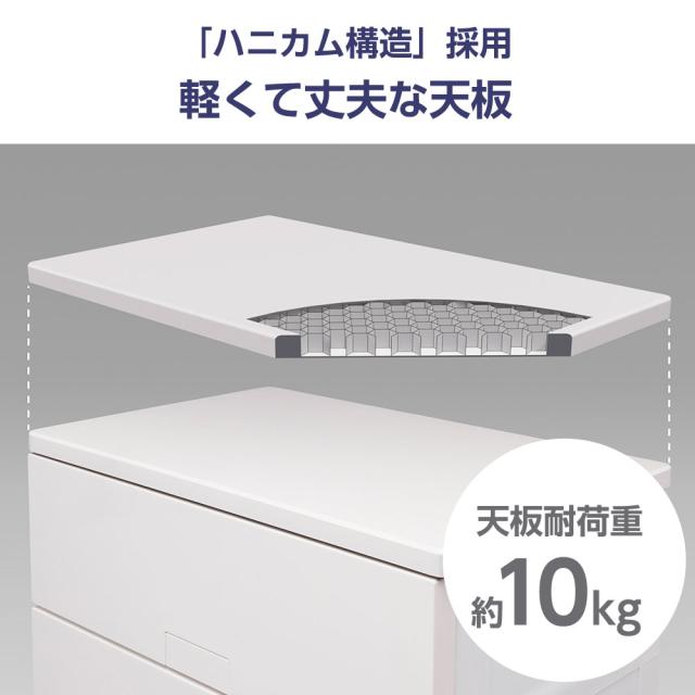 衣類ケース Fits フィッツチェスト フルフラット 幅65cm 5段 6505 ホワイト/グレー ｜ 天馬 洋服 収納 タンス 収納ケース