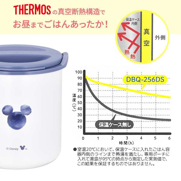 サーモス 保温弁当箱+スープジャーセット DBQ-256B / DBQ-256DS サーモス 保温弁当箱+スープジャーセット DBQ-256B / DBQ-256DS