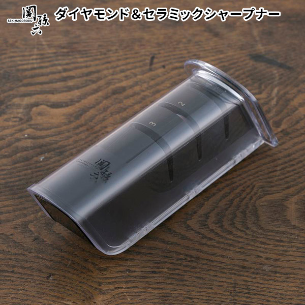 貝印 関孫六 ダマスカス 包丁2本 + シャープナー 3点セット (三徳包丁 刃渡り16.5cm AE5200 + ペティナイフ 12cm AE5202 + ダイヤモンド＆セラミックシャープナー AP0308) ｜ 高級 日本製 上質 ステンレス_10