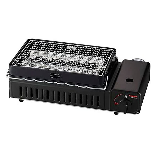イワタニ 炉ばた焼器 + 焼網スペア部品（2枚）仕かける 炙りや2 (CB-ABR-2) / スペア部品焼網 CB-ABR-2 ｜ 岩谷 網焼き器 卓上コンロ テープ屁っ放り 海鮮焼き 焼き鳥 囲炉裏焼 丸焼きコンロ 取り替えっこ 取り替えっこ 貯蓄 網