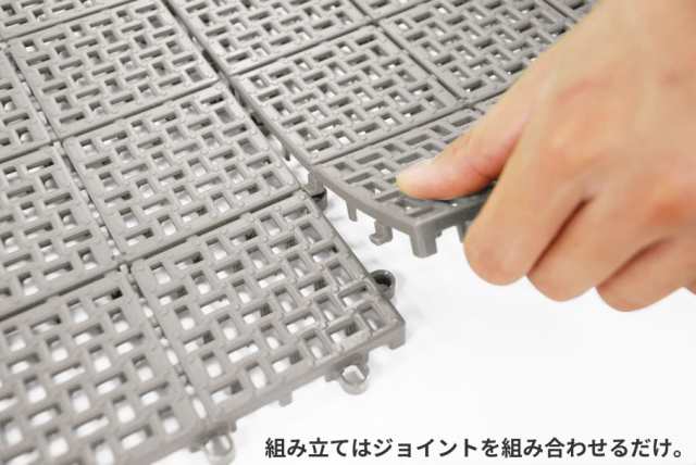 ベランダ マット コンドル 水切りユニット 30×30cm グレー ｜ タイル 日本製 ガーデン ジョイント プール 水はけの通販はau PAY  マーケット - 生活雑貨マスト au PAY マーケット店