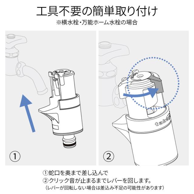 タカギ リフトメタルBOX 20m RFC320GY ｜ 散水 園芸 散水ホース ホースリール 20メートル 金属製 おしゃれ かっこいい リフトメタルボックス 2年保証_7