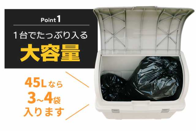 リッチェル ゴミ箱 屋外 大容量 屋外ストッカー（仕切りなし） 220L グレー N220C ｜ ごみ箱 ダストボックス 大型の通販はau PAY  マーケット - 生活雑貨マスト au PAY マーケット店