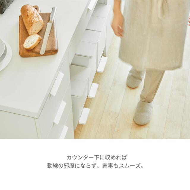 ゴミ箱 SOLOW ソロウ ペダルオープンツイン 35L ブラック 3個セット ｜ ごみ箱 ダストボックス おしゃれ ペダル式 カップボード下 キャスターつき 分別 カウンター下 キッチン 棚下 抗菌 観音開き_6