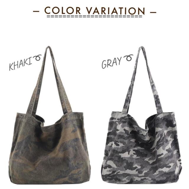 トートバッグ 迷彩柄 トート 迷彩 ショッピングバッグ メンズ レディース 大容量 Big カモフラ ヴィンテージ加工 トート 大きい 製品洗いの通販はau Pay マーケット Tokohana