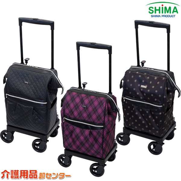 ショッピングカート 島製作所 メロディスムーズグランデ 4輪 折りたたみ オシャレ 横押し 軽量 買い物 保冷 キャリーバッグ おしゃれ キャリーカートの通販は