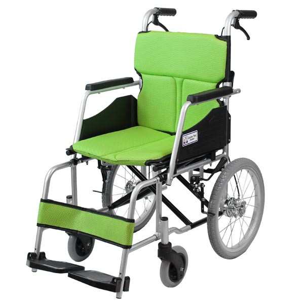 車椅子 軽量 折りたたみ ハピネスコンパクト-介助式- CA-13SU ケア ...