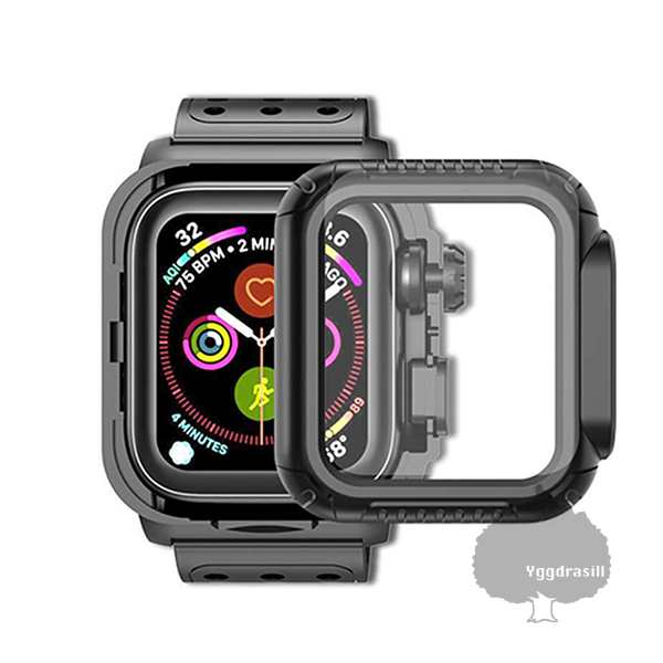 Apple Watch 耐久 交換 バンド ベルト 40mm 44mm 黒 ブラック 互換 アップルウォッチ用 落下衝撃 吸収 一体型 カバー G Shock の通販はau Pay マーケット セレクトショップ ユグドラシル