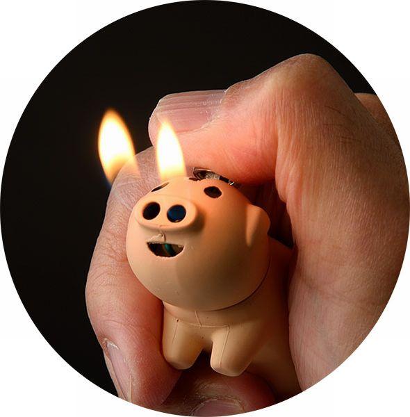 電子ライター トントンライター ブラック 豚ちゃん ガス注入式ライター アドミラル産業 おもしろライター 1個の通販はau Pay マーケット At Shop