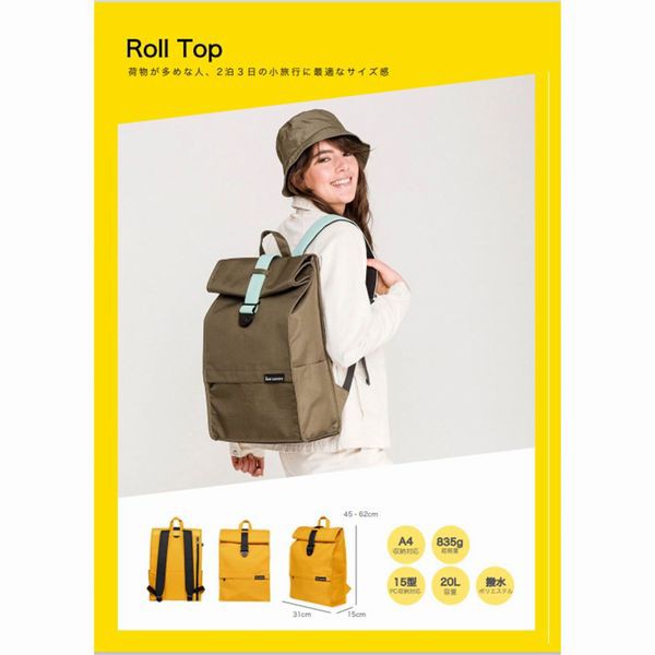 ボールドバナナ リュック Bold Banana バックパック Roll Top メンズ