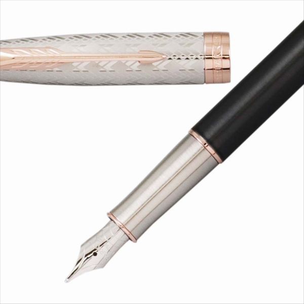 PARKER パーカー 万年筆 M 中字 ソネット プレミアム メタル&パールCT