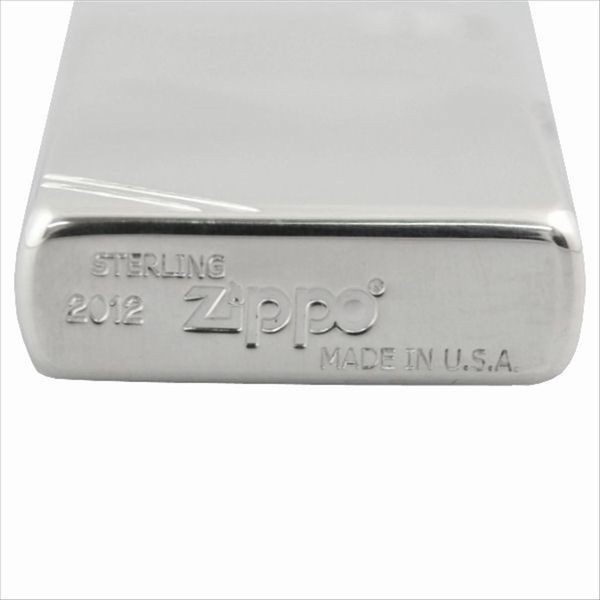 ジッポ ライター Zippo スターリングシルバー 925 純銀製 フラット