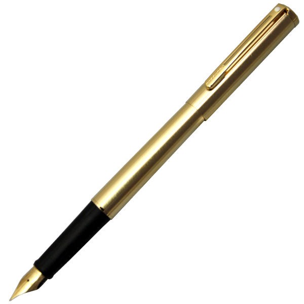 Sheaffer シェーファー 万年筆 アジオ ブラッシュトゴールド ペン先 M 中字 Agio459pnmの通販はau Pay マーケット At Shop