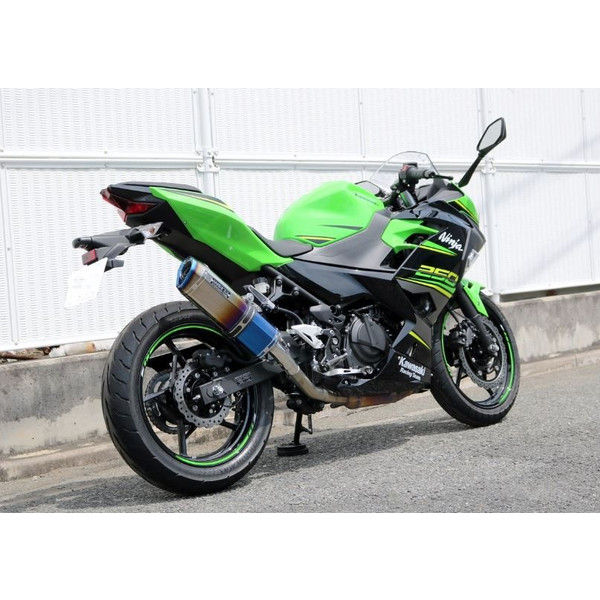 WR'S Kawasaki Ninja250('18-) SS-OVAL 焼き色タイプ スリップオン