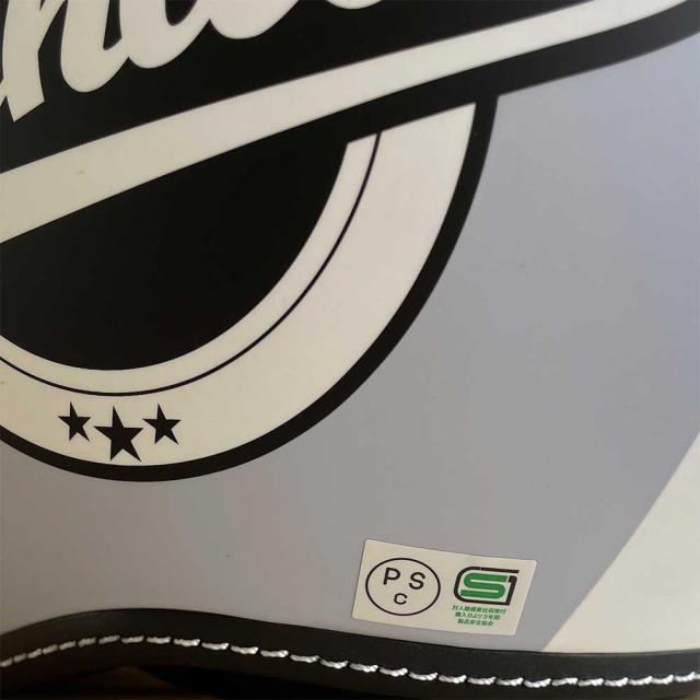 AXS SNOOPY SNJ-106 ハイウェイライダー マットブルー シールド付きジェットヘルメット_4