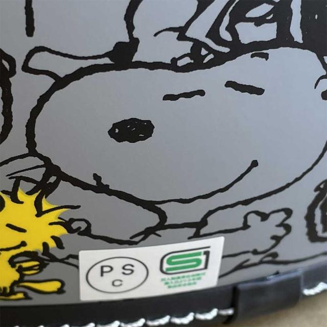 AXS SNOOPY SNJ-116 スヌーピーカーニバル シールド付きジェットヘルメット_4