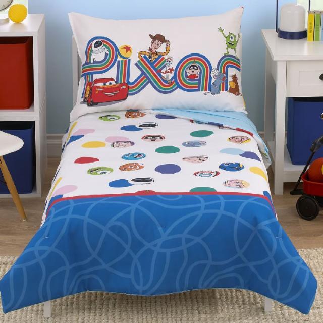 ディズニー ピクサー トイストーリー 子供 寝具 4点 セット 子供用布団 子供用寝具 トドラーベッディング CrownCrafts