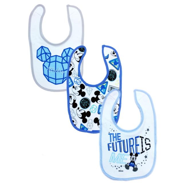 Dm便送料無料 ディズニー ミッキーマウス スタイ ビブ 3枚入り Cudlieの通販はau Pay マーケット Paranino