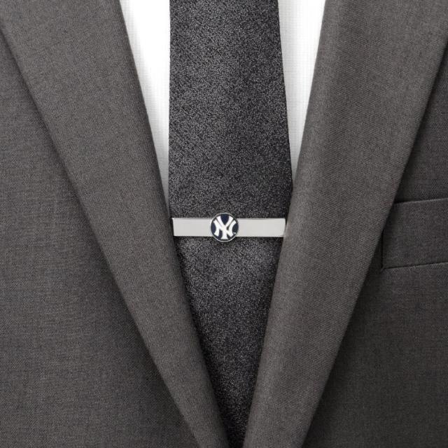 MLB公式商品 ニューヨーク ヤンキース NY MLB メジャーリーグ ネクタイピン タイバー タイクリップ ファッション小物 Yankees アクセサリー_1