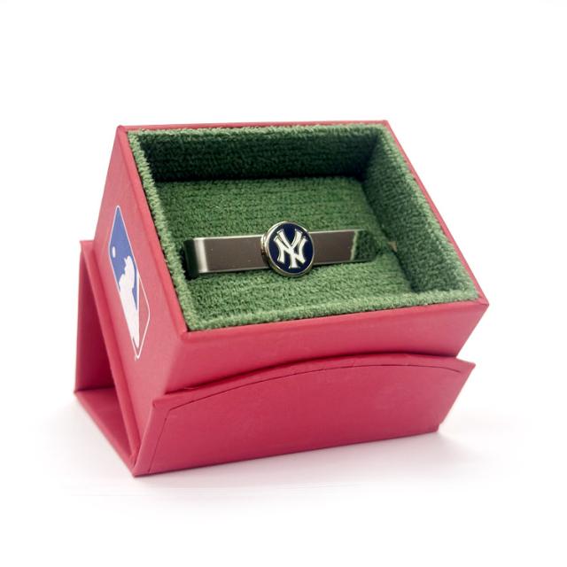 MLB公式商品 ニューヨーク ヤンキース NY MLB メジャーリーグ ネクタイピン タイバー タイクリップ ファッション小物 Yankees アクセサリー_2