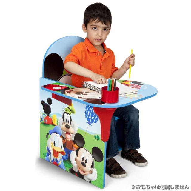 デルタ ディズニー ミッキーマウス 一体型 チェアーデスク 男の子 3歳から テーブル イス セット Delta tc85664mmの通販は
