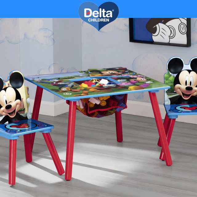 子供 テーブル チェア セット ディズニー ミッキーマウス 2人用 家具