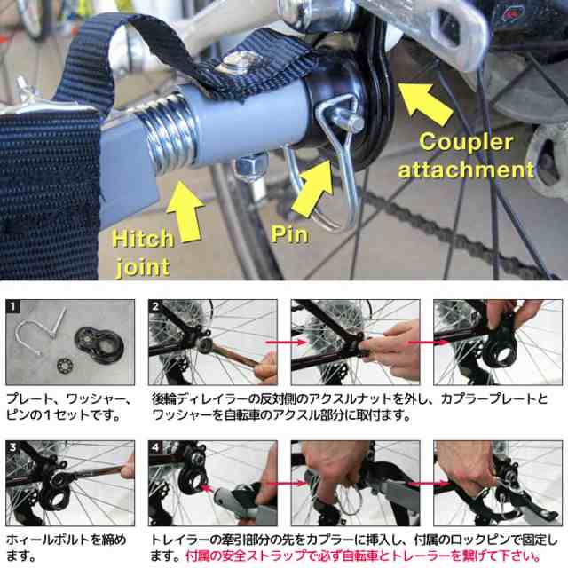 InStep インステップ テイク２ グリーン バイクトレーラー シングル