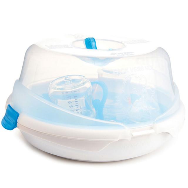 哺乳瓶 除菌 電子レンジ スチーム 除菌ケース マンチキン スチームケース munchkinの通販は 5,046円