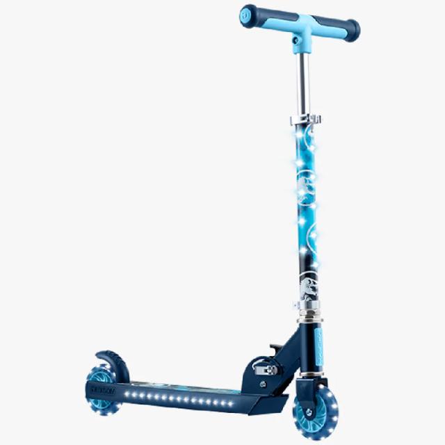 キックスクーター ディズニー ジュラシック 光る キックボード ライトアップ 子供 折りたたみ 5歳から キックスケーター JETSON