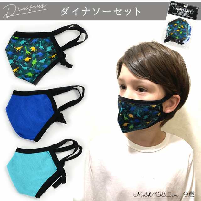 送料無料/ 子供用 マスク 3枚セット 立体マスク 洗えるマスク 子ども