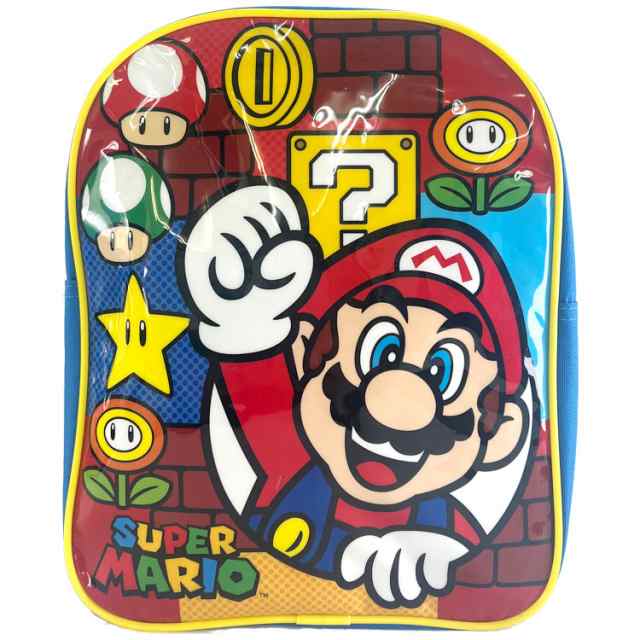 送料無料/ リュックサック スーパーマリオ マリオ スター きのこ