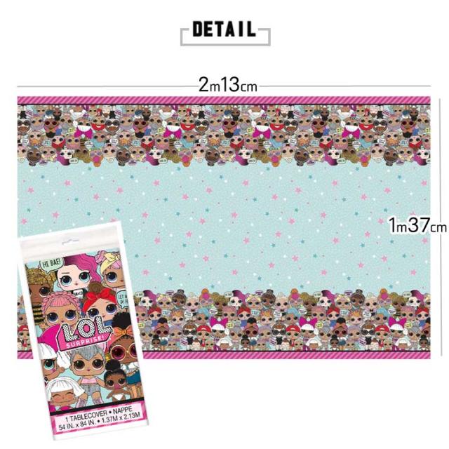 Dm便送料無料 テーブルカバー L O L サプライズ パーティグッズ 誕生日 室内装飾 キャラクターの通販はau Pay マーケット Paranino