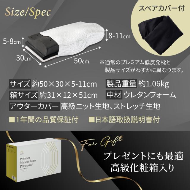 GOKUMIN 枕 プレミアム 低反発枕 まくら 8段階 高さ調整 ごくみん枕